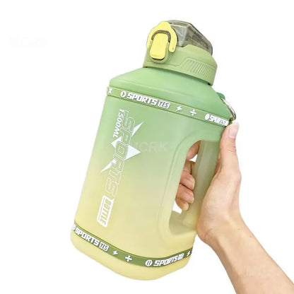 Water Bottle Sport Fitness Portable 1.5 Liters Silicone 2.3 Liter Big Bottles Wholesale Straw Waterbottle Sports Bottle